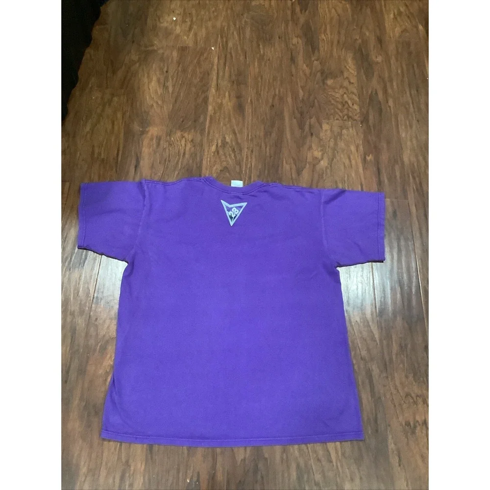 Air Jordan Cotton T-Shirt Purple Size Large